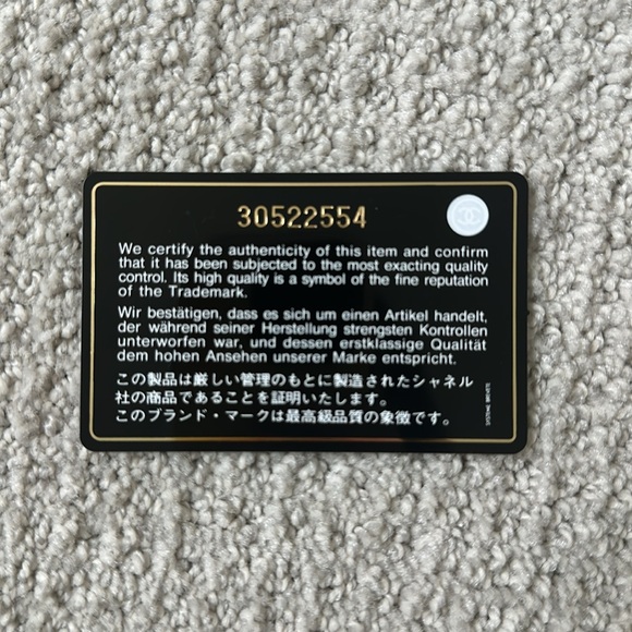 NWT Chanel Caviar Classic Compact Tri Fold Wallet (Black) - Picture 12 of 16